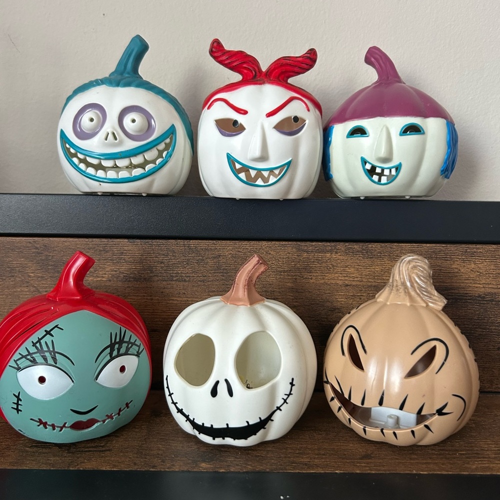 Nightmare before Christmas Character Pumpkin Set
